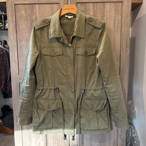 LL Bean Signature Medium Utility Jacket Army Green